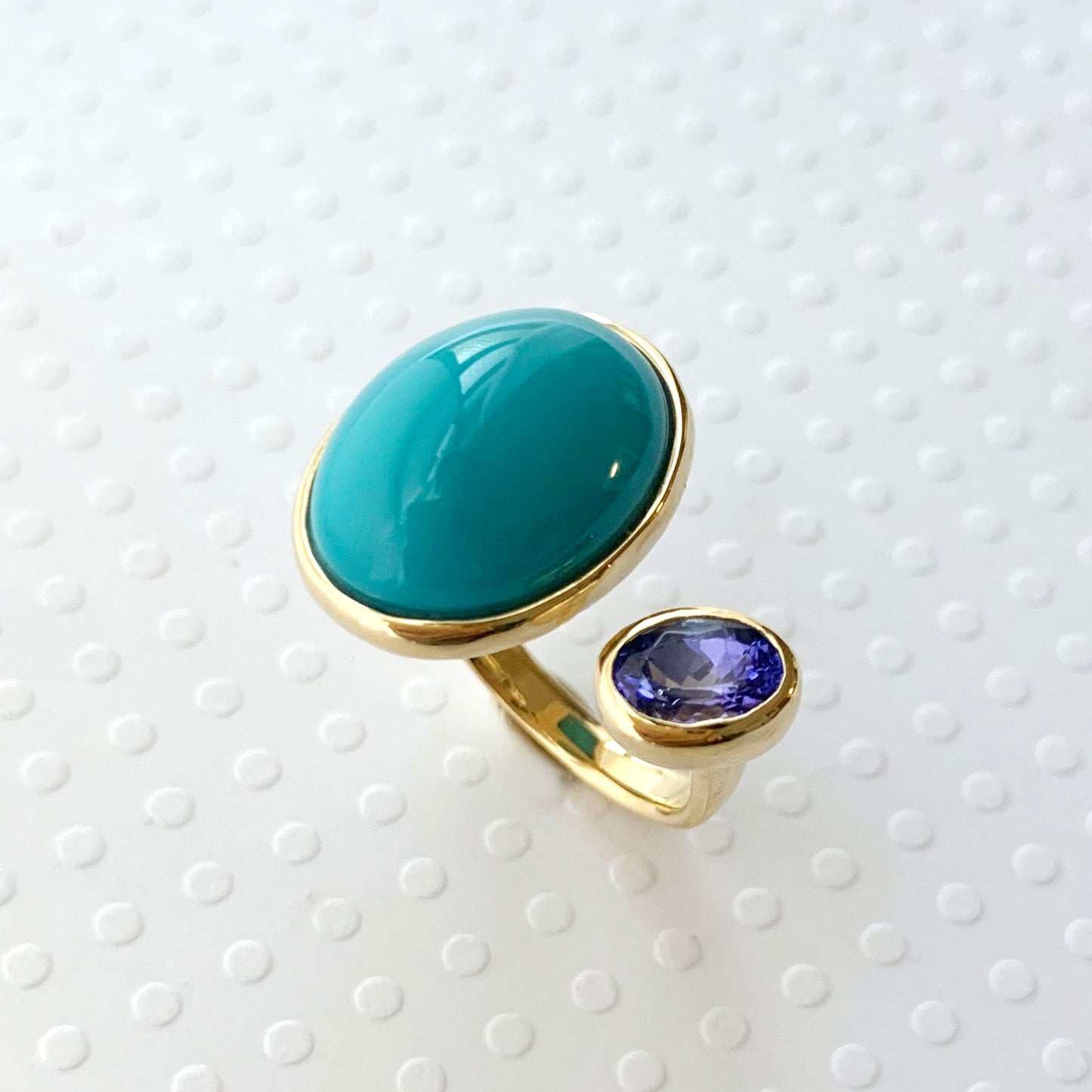 BALANCE : ターコイズ タンザナイト リング