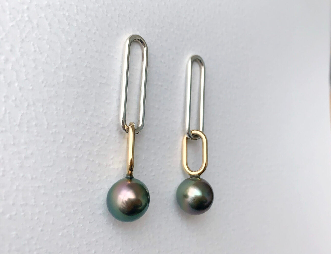 Chain : Earrings Black Pearl 販売終了