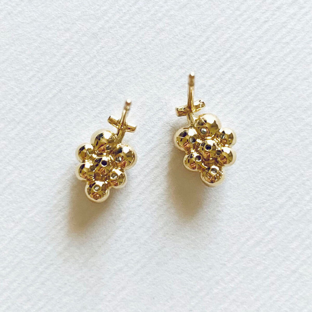 Dear little creatures : Grapes earrings ぶどうピアス