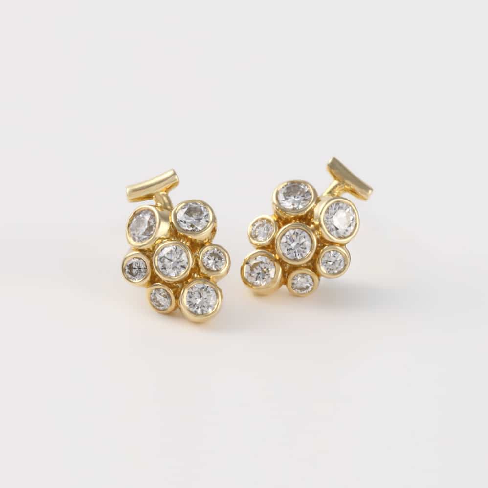 Dear little creatures : Grapes earrings ぶどうピアス