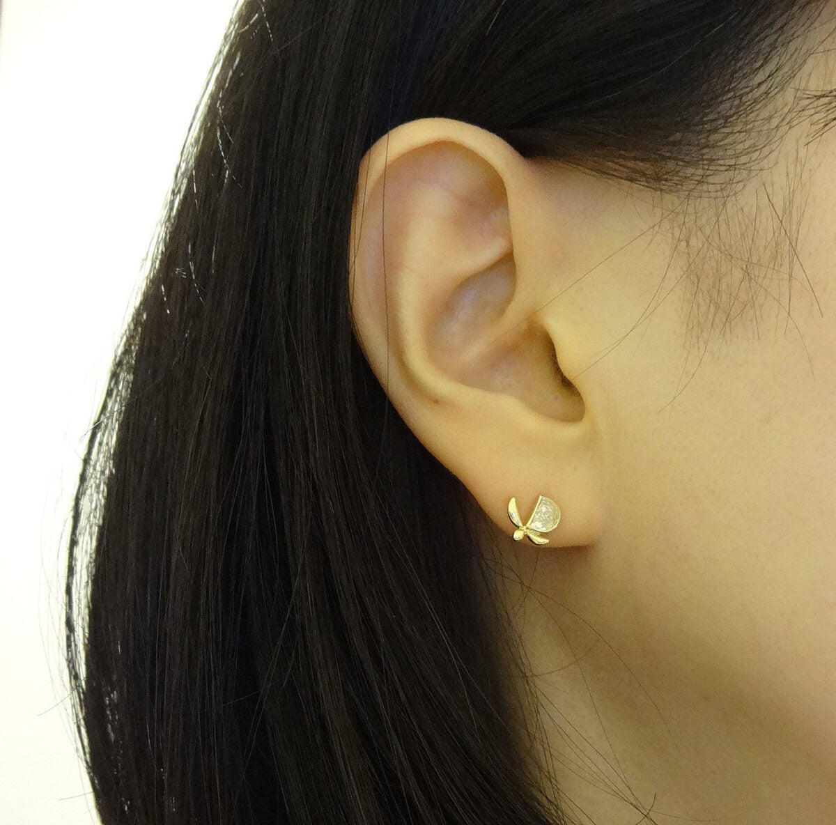 Dear little creatures : halfmoon butterfly earring(片耳用)