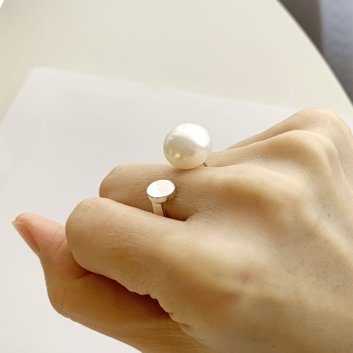AMENBO RING : MOchi pearl