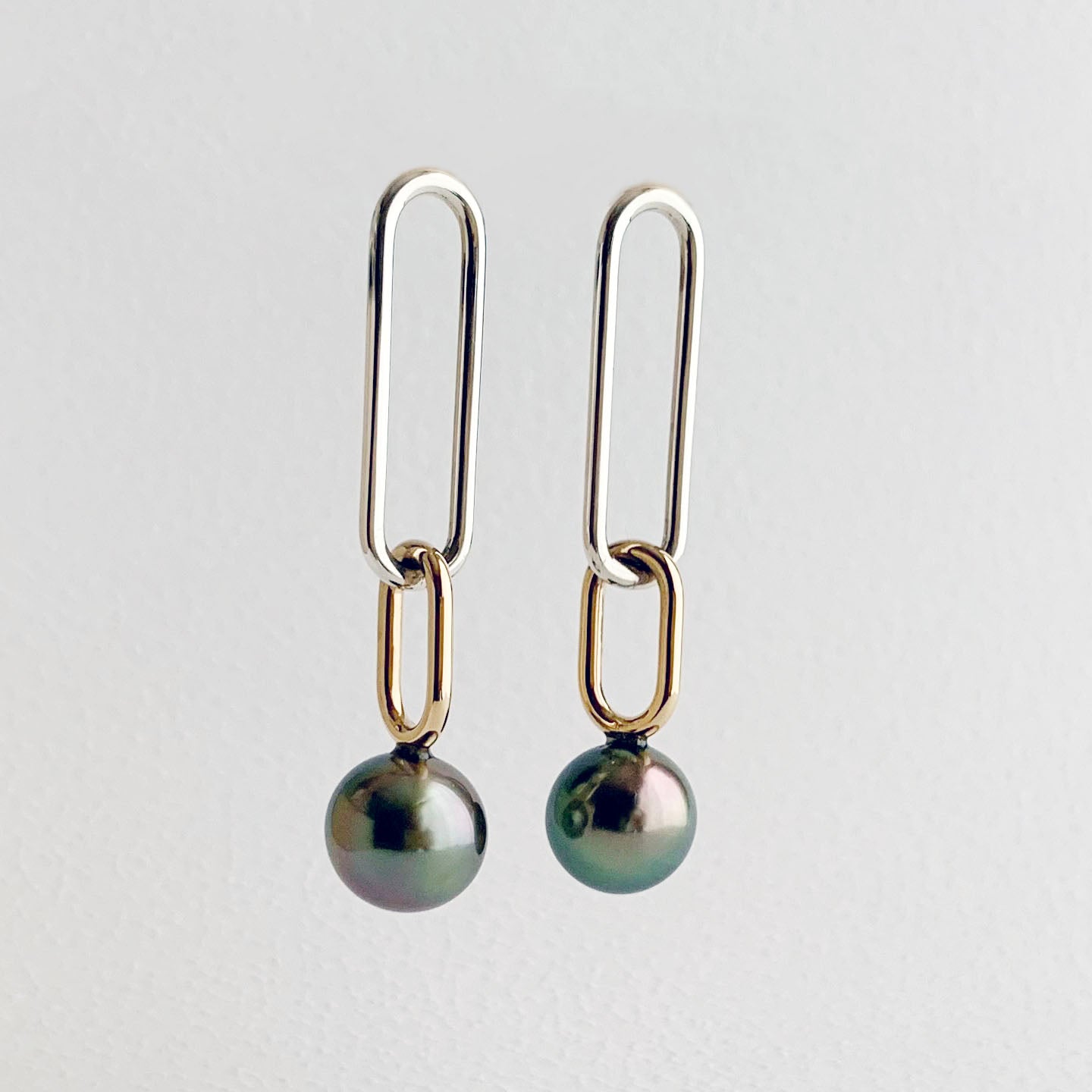 Chain : Earrings Black Pearl 販売終了