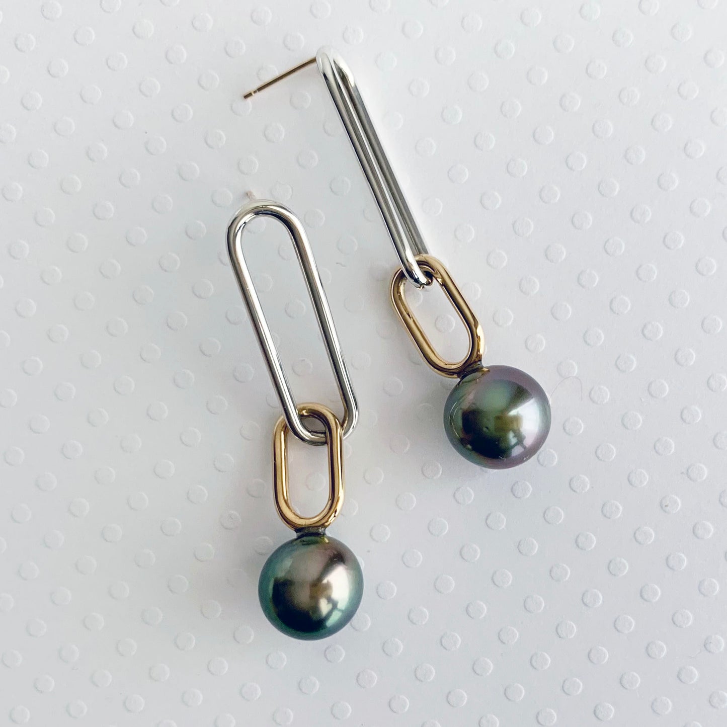 Chain : Earrings Black Pearl 販売終了