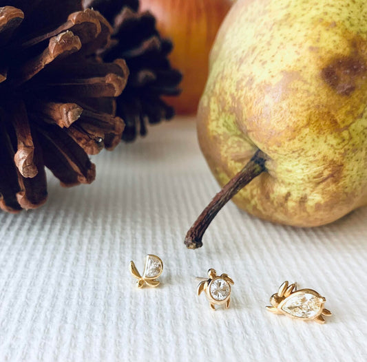 ＃129　かめピアス