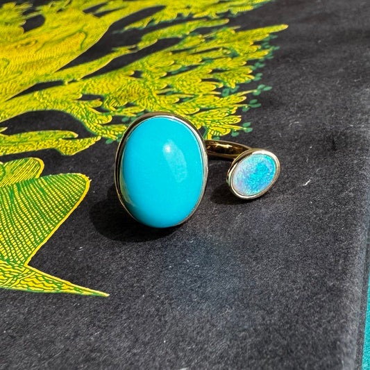 BALANCE : ターコイズ オパール リング