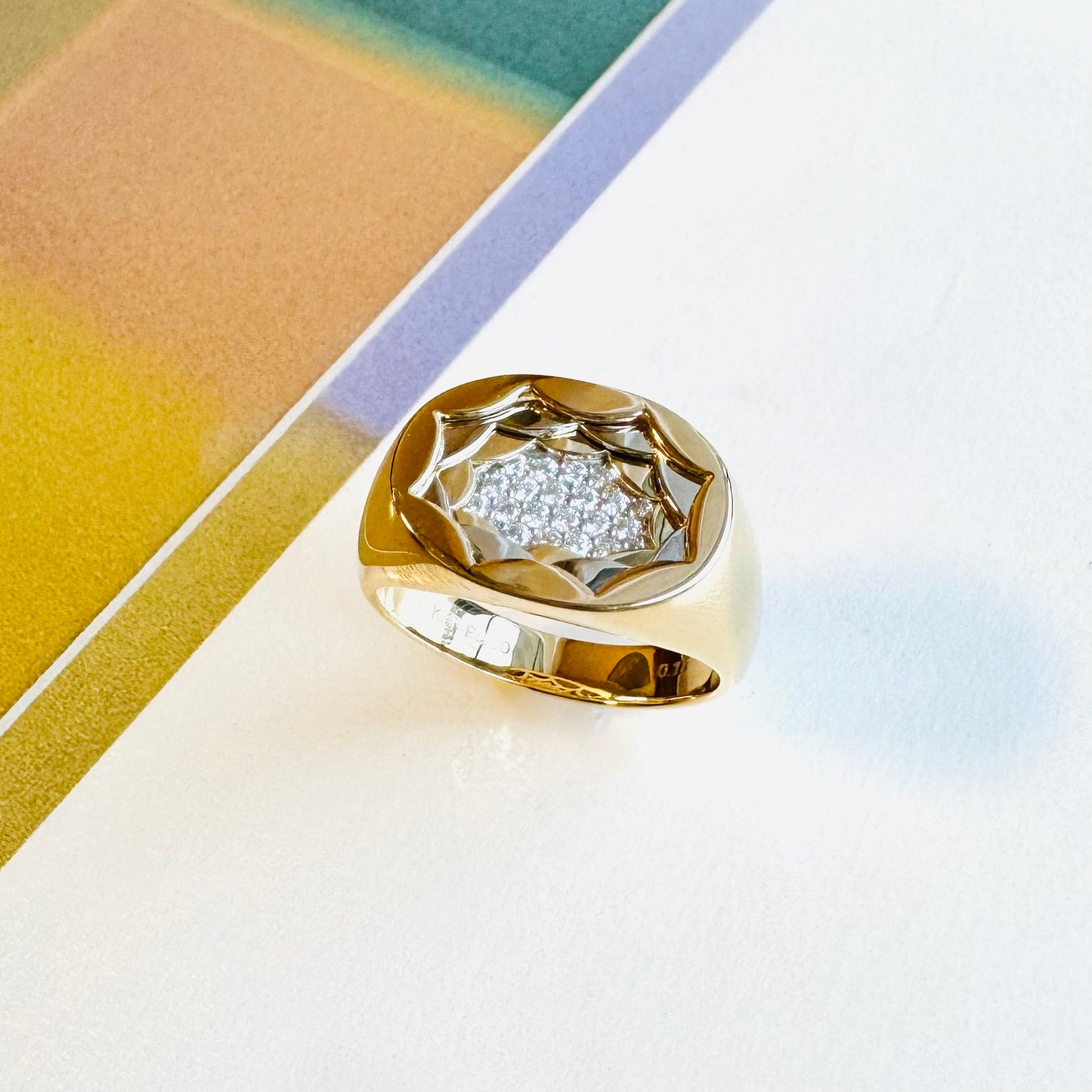 Secret Garden: Gold &Platinum Ring