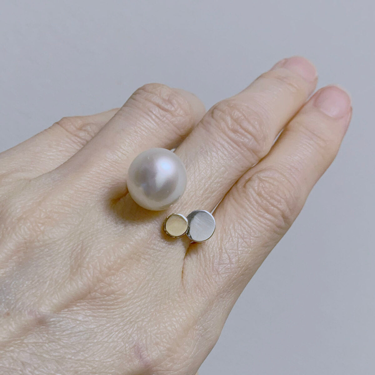 AMENBO RING : MOchi pearl combi