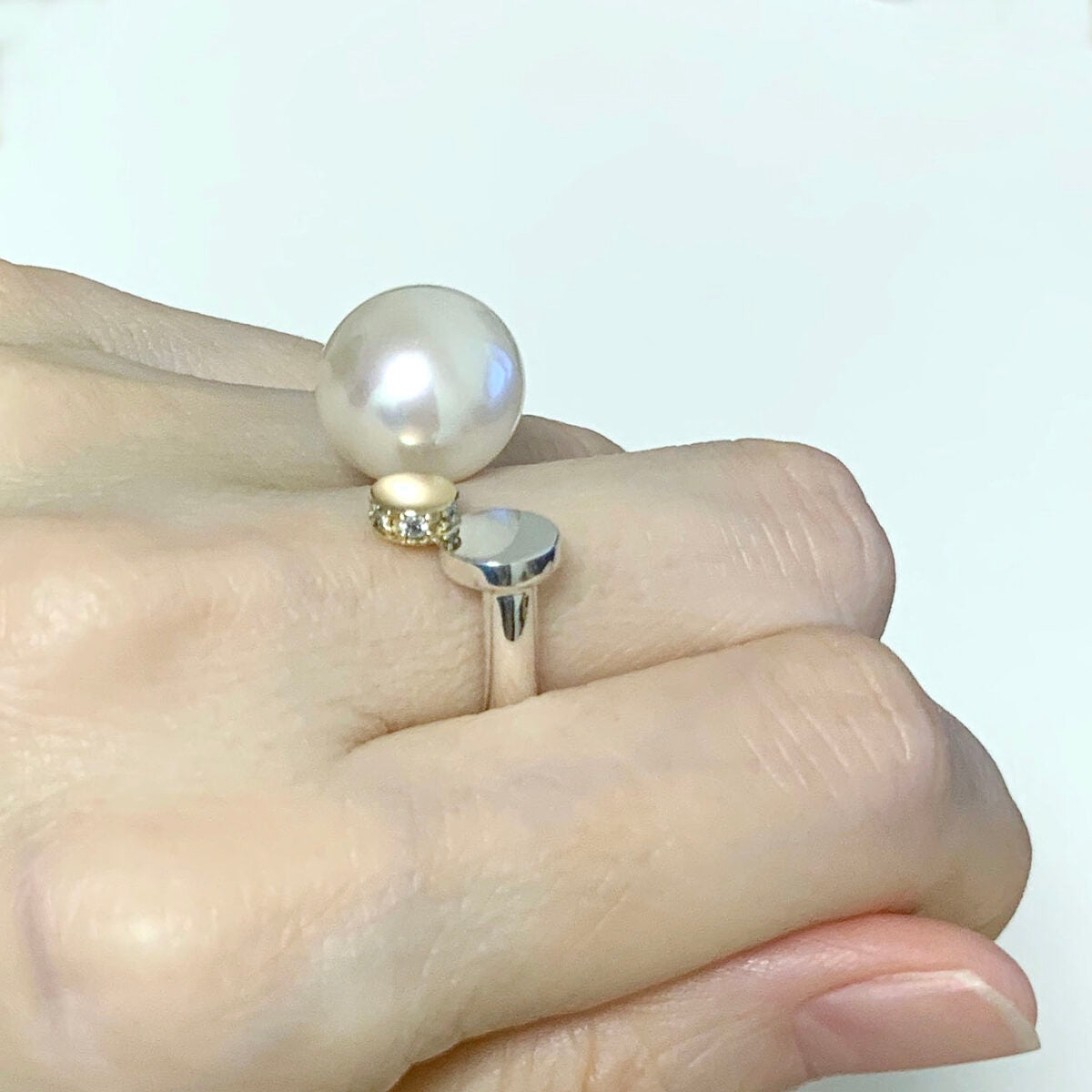 AMENBO RING : MOchi pearl combi